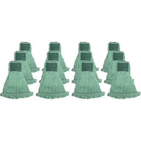Bsc Preferred MOP, MED, RAYON, COTTON, GREEN, 12PK GJOMGR5BCT